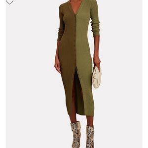 STAUD color block sweater dress NWT